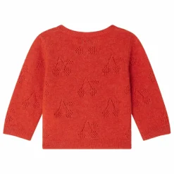 Sale Bonpoint Cardigan Josiane Cachemire | Orange