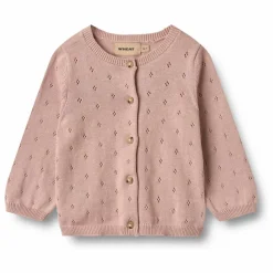 Wheat Cardigan Maia Coton Bio | Rose Sale