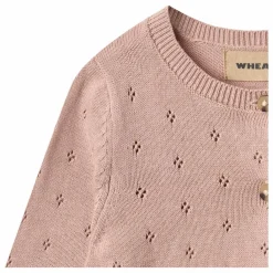 Wheat Cardigan Maia Coton Bio | Rose Sale