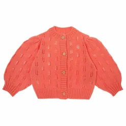 Enfant Tocoto Vintage Cardigan Maille Fleurs |