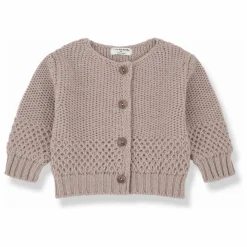 New 1+ in the family Cardigan Malene Laine Mérinos | Nude