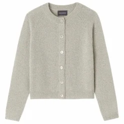 Best Bompard Cardigan Manches Raglan Cachemire | Gris argent