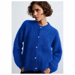 Hot Surprise Paris Cardigan Olivia Super Kid Mohair | Bleu électrique
