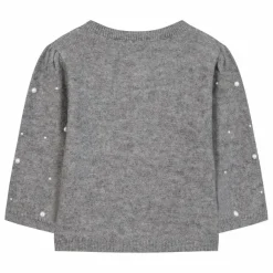 Outlet Tartine et Chocolat Cardigan Perlé Laine | Gris
