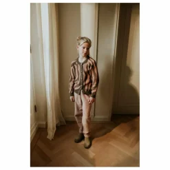 Hot Yuki Cardigan Raglan Zèbre Coton Bio | Marron