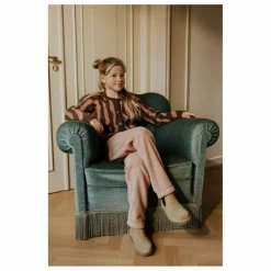 Hot Yuki Cardigan Raglan Zèbre Coton Bio | Marron