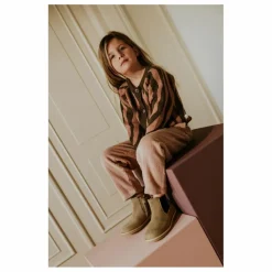 Hot Yuki Cardigan Raglan Zèbre Coton Bio | Marron