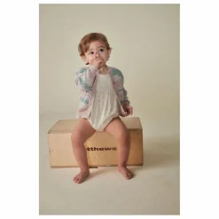 Enfant Coco au Lait Pulls, Gilets|Cardigan Rayé Coton Bio |