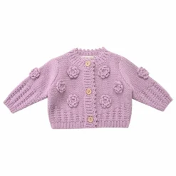 Enfant Louise Misha Cardigan Sandy Maille Fleurie |