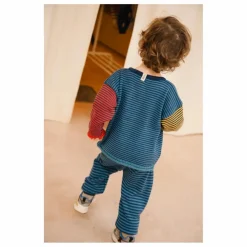 Bayiri Cardigan Snail Coton Bio | Bleu Online