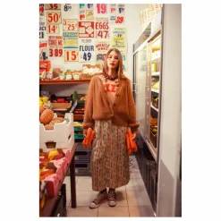 New Sisters Department Cardigan Soft | Marron