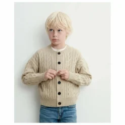 Bompard Cardigan Torsades Cachemire | Crème