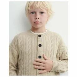 Bompard Cardigan Torsades Cachemire | Crème