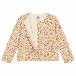 Enfant Petit Bateau Pulls, Gilets|Cardigan Tubique Fleuri |