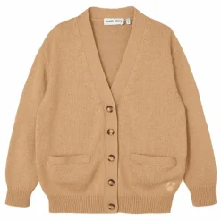 Sale Main Story Cardigan Uni Laine Recyclé | Camel