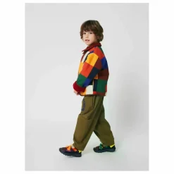 Bobo Choses Cargo Tic Tac Toe Coton Bio | Vert kaki Outlet