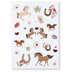 Konges Sløjd Carnet à stickers Pink | Rose