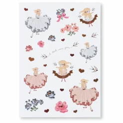 Konges Sløjd Carnet à stickers Pink | Rose