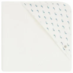 Petit Bateau Carré de Bain Baleines |