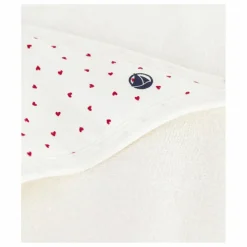 Petit Bateau Linge De Toilette|Bavoirs, Langes|Carré de Bain Cœurs |