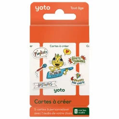 Yoto Player Cartes à créer - Pack de 5 Multicolore Clearance