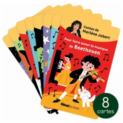 Online Yoto Player Cartes Les contes et grandes musiques - Pack de 8 Multicolore
