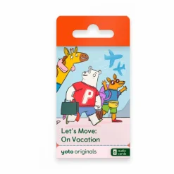 Yoto Player Jeux High-Tech|Cartes Yoto Let's Move on Vacation