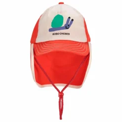 Bobo Choses Casquette Escargot Fibres Recyclées | Rouge Sale