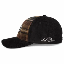 Les Deux Casquette Skyline Patch Check Laine Carreaux | Marron Clearance
