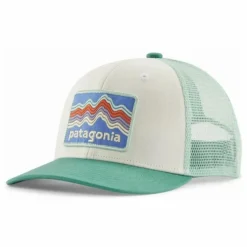 New Patagonia Casquette Trucker Coton Bio | Vert sapin