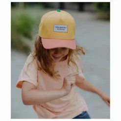 Hello Hossy Casquette Visière Courbée Mini Sunset Coton Bio | Jaune New