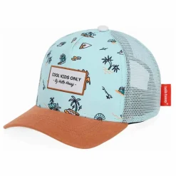 Hot Hello Hossy Casquette Visière Courbée Trucker Blue Island | Bleu ciel