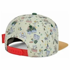 Hello Hossy Casquette Visière Plate Moutain Ride Fibres Recyclées | Jaune pâle New