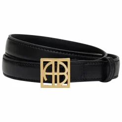 Anine Bing Ceinture Monogram Cuir | Noir Outlet