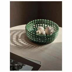 Discount Ferm Living Centre de table Ceramic | Vert émeraude