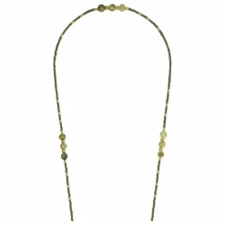 Online LaCoqueFrançaise Chaine Longue Iris 120 cm | Kaki