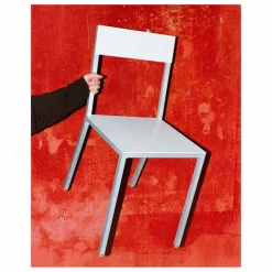 Valerie Objects Chaise Alu Chair, Muller Van Severen | Blanc