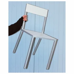 Valerie Objects Chaise Alu Chair, Muller Van Severen | Blanc