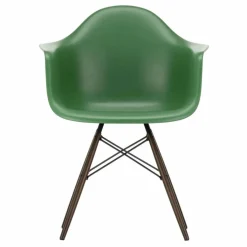 Vitra Chaise DAW - piétement érable - Charles & Ray Eames | Vert émeraude Outlet