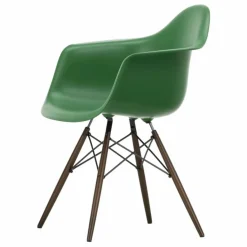 Vitra Chaise DAW - piétement érable - Charles & Ray Eames | Vert émeraude Outlet