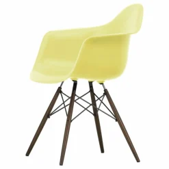 Online Vitra Chaise DAW - piétement érable - Charles & Ray Eames | Jaune citron