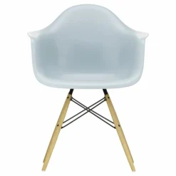 Vitra Chaise DAW - piétement érable - Charles & Ray Eames | Gris bleuté Discount