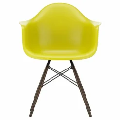 Vitra Chaise DAW - piétement érable - Charles & Ray Eames | Jaune moutarde New