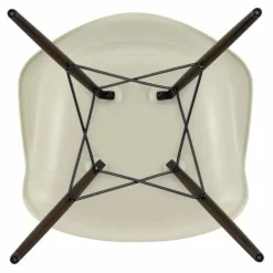 Vitra Chaise DAW - piétement érable - Charles & Ray Eames | Gris galet