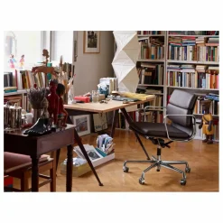 Vitra Chaises, Tabourets, Bancs|Chaise de bureau Soft Pad chair EA 217 en cuir |