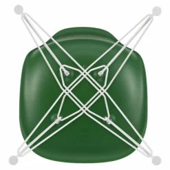 Vitra Chaises, Tabourets, Bancs|Chaise DSR Plastic - piètement blanc epoxy - Charles & Ray Eames |