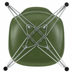 Vitra Chaises, Tabourets, Bancs|Chaise DSR Plastic - piètement Chromé - Charles & Ray Eames |
