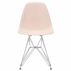 Hot Vitra Chaise DSR Plastic - piètement Chromé - Charles & Ray Eames | Rose tendre