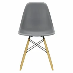 Clearance Vitra Chaise DSW plastic - piètement érable - Charles & Ray Eames | Granite