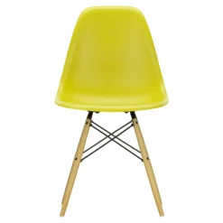 Best Vitra Chaise DSW plastic - piètement érable - Charles & Ray Eames | Jaune moutarde